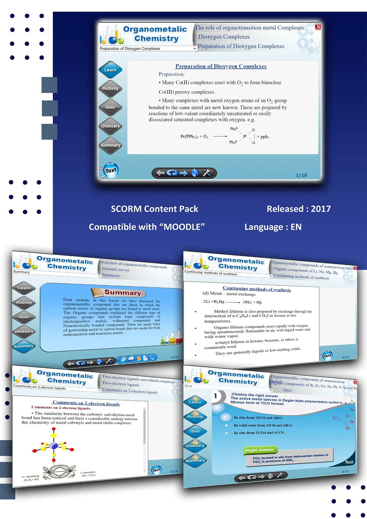 عنصر تعليمى بنظام SCORM